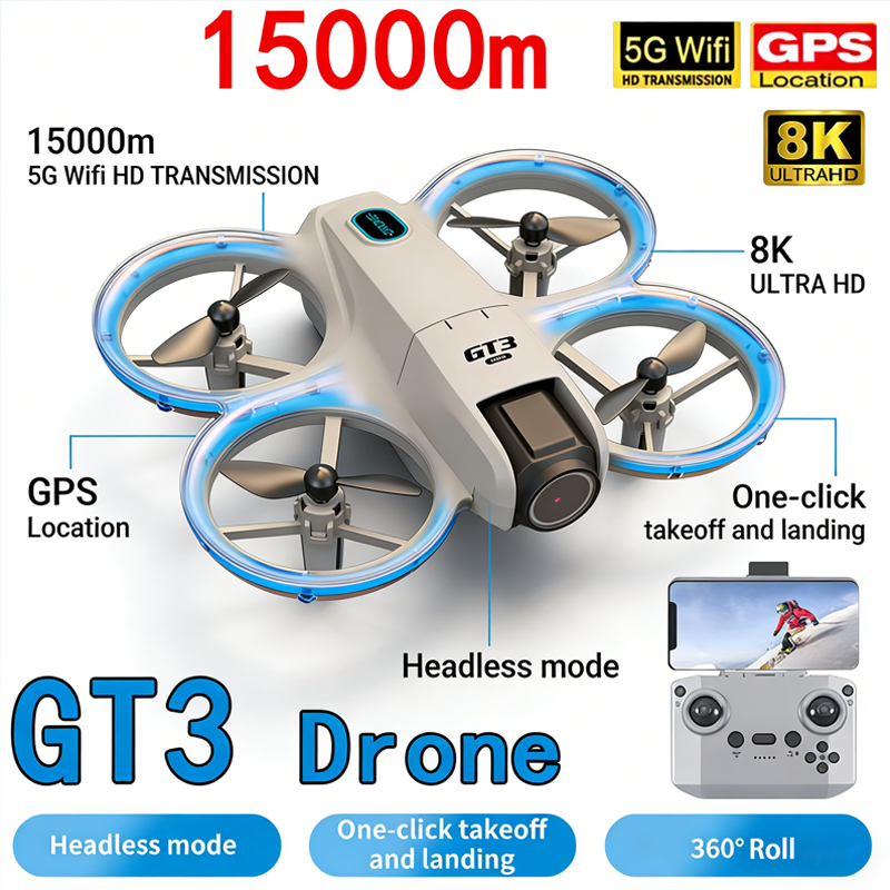 Drone Without Rc - Nowy dron GT3 MAX 8K HD