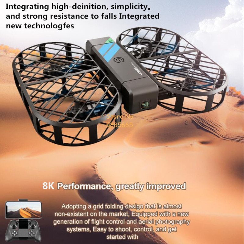 Drone Rc With Screen - Kamera HD 8K 360 ° Ochrona
