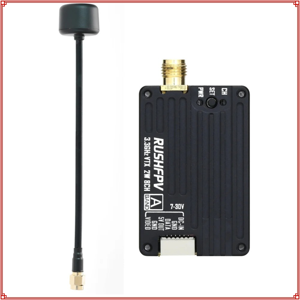 Fpv Antenna Receiver - Nowy nadajnik RUSHFPV 3.3G 2W VTX