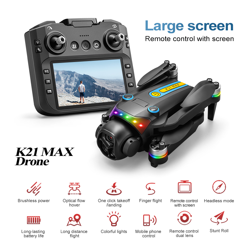 Drone Rc With Screen - Zewnętrzny dron elektryczny z podwójną kamerą