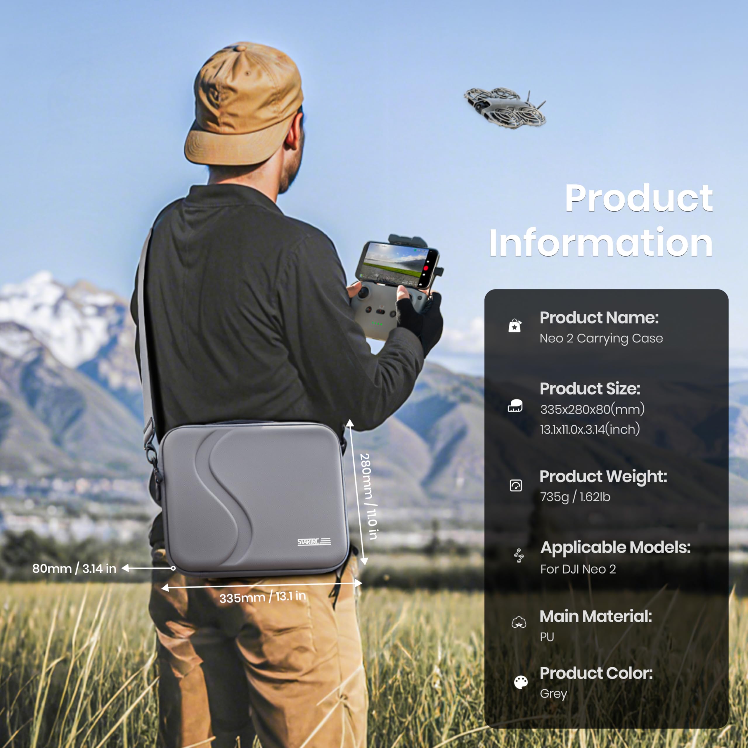 Drone Rc Cover - Torba transportowa na akcesoria DJI Neo