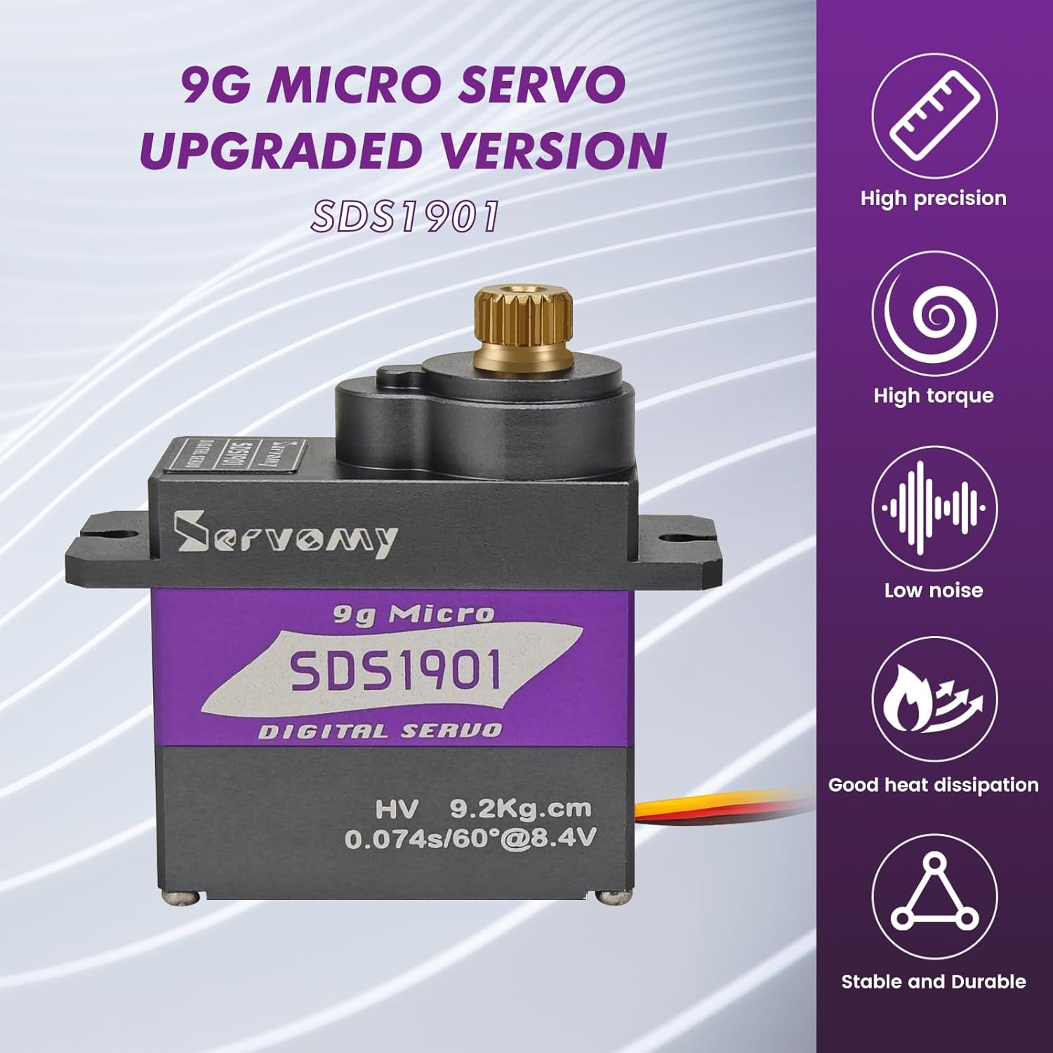 Drone And Car - SERVOMY-SDS1901 Cyfrowe Serwo 9G Micro Coreless