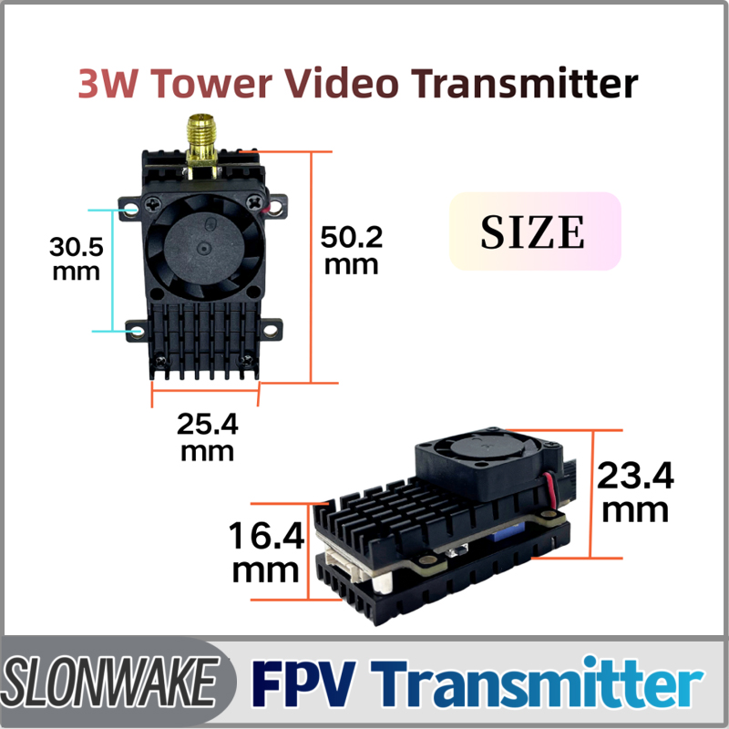 Drone Rc Transmitter And Receiver - Moduł transmisji wideo FPV SLONWAKE 5.8G