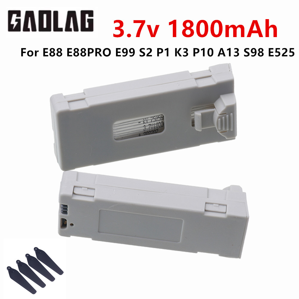 Drone Rc E99 K3 - Akumulator lub ładowarka 3.7V 1800mAh E88PRO