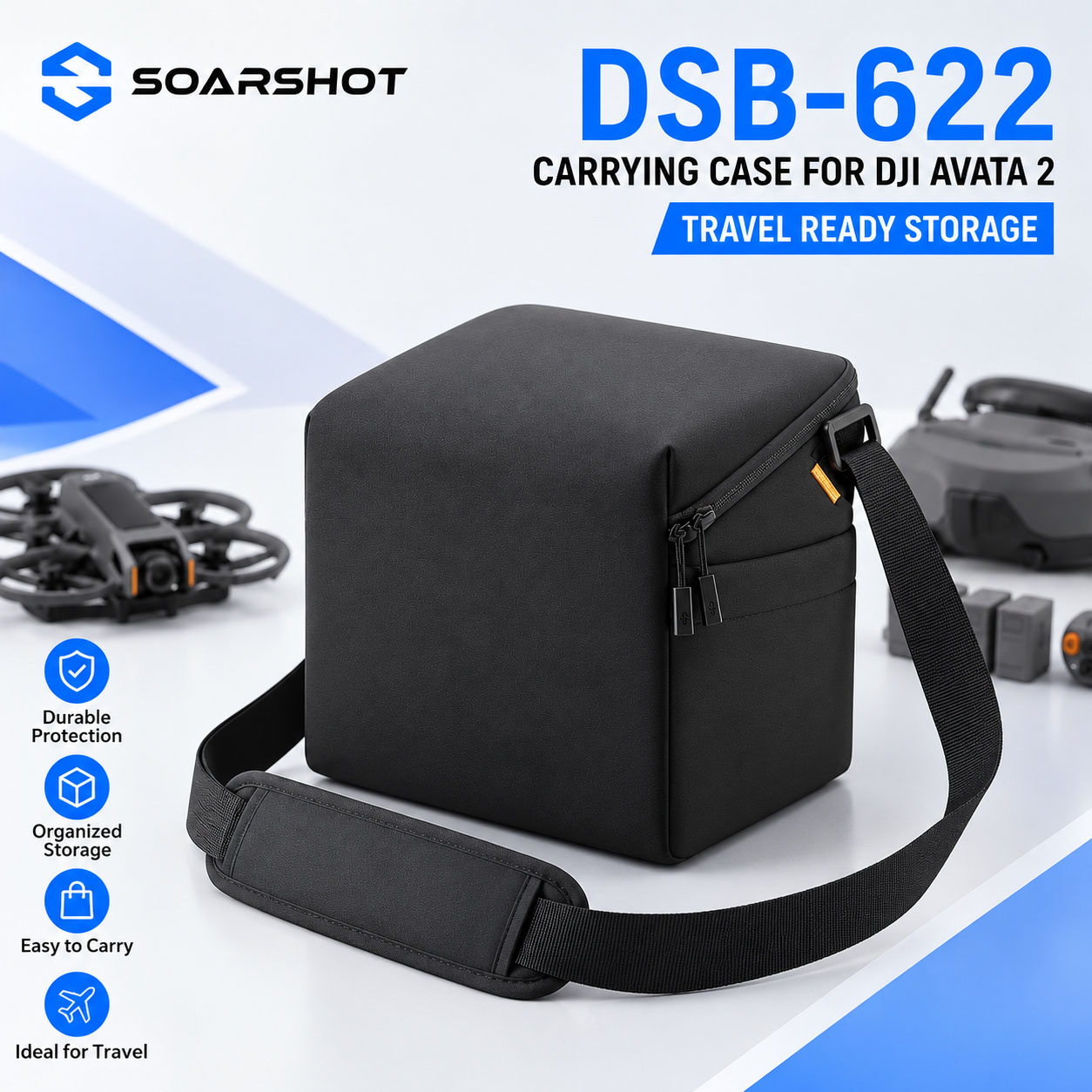 Drone Carrying Bag - Torba transportowa SOARSHOT na gogle DJI