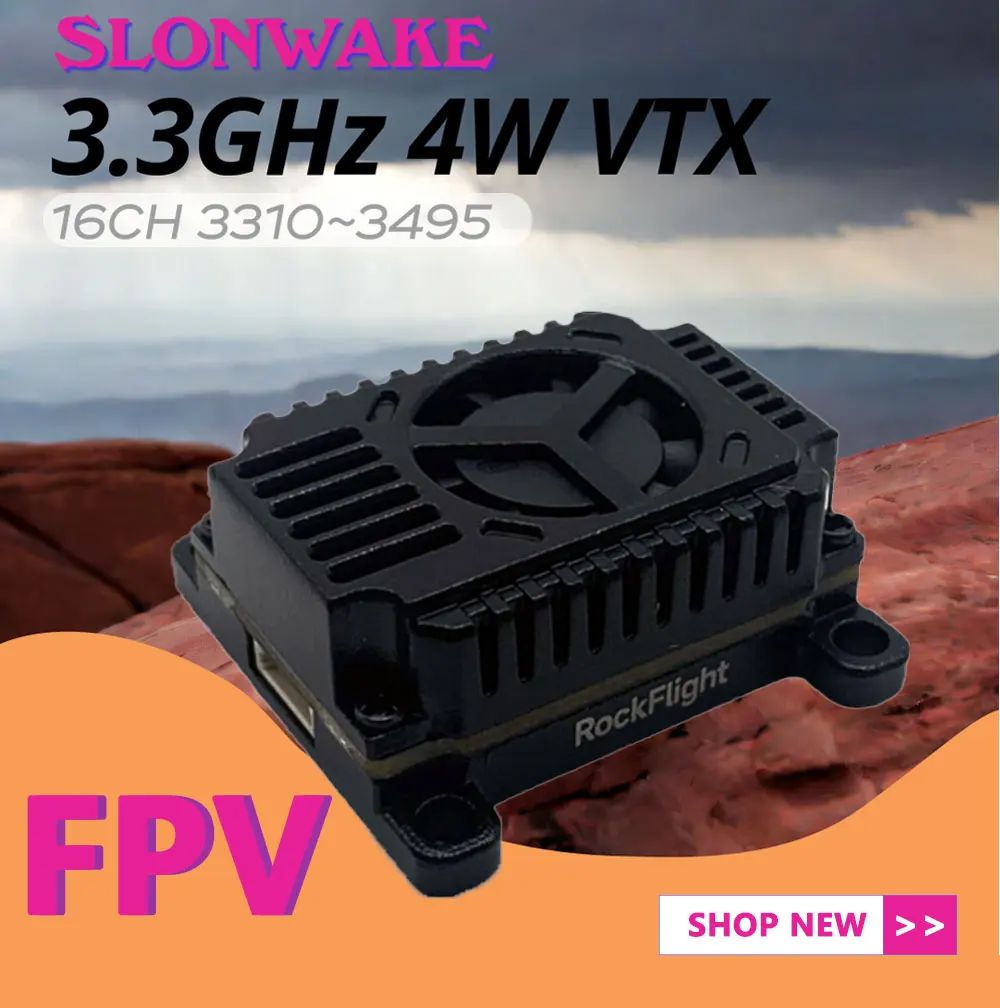 SLONWAKE FPV 3.3G 16CH 4000mW  – Fpv Antenna Receiver recenzja i cena