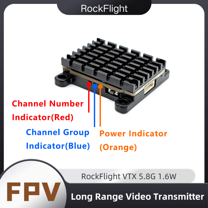 RockFlight TX663 VTX 5.8G 48CH – Drone Rc Transmitter And Receiver recenzja i cena