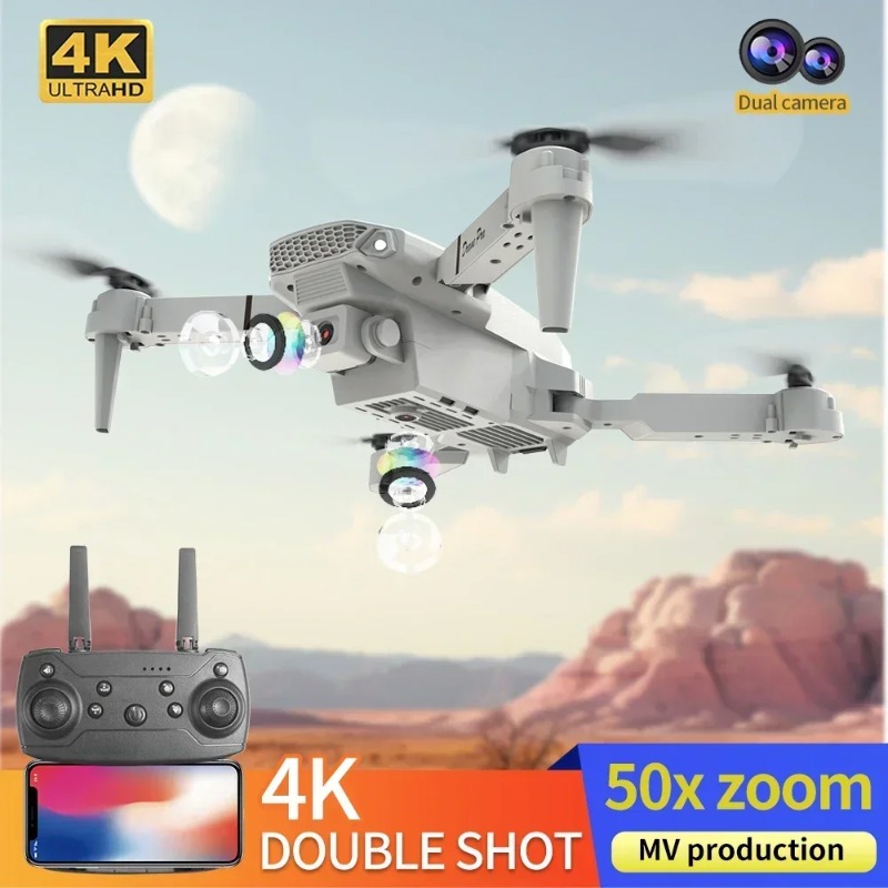 E88 Mini Dron z Kamerą 4K HD W – Drone Pro Rc Ufo recenzja i cena
