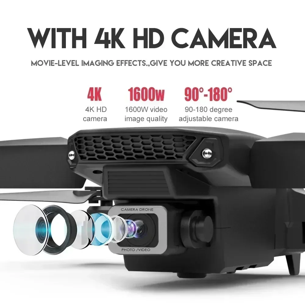 E88 Pro WIFI FPV Drone Wide An – Drone Rc With Screen recenzja i cena