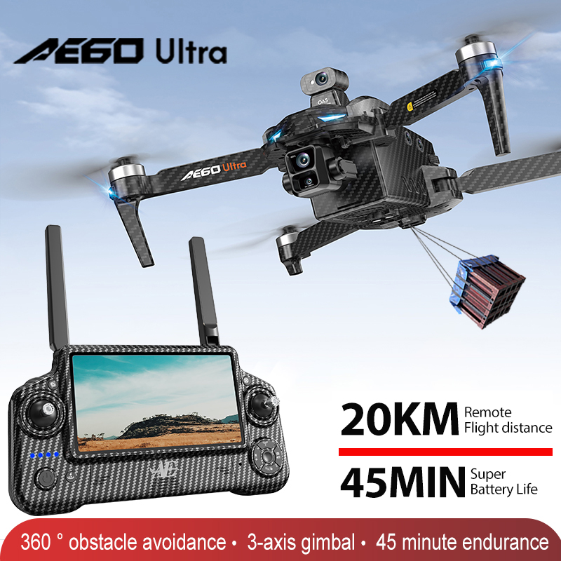 Profesjonalny dron AE60 GPS z  – Drone Rc With Screen recenzja i cena