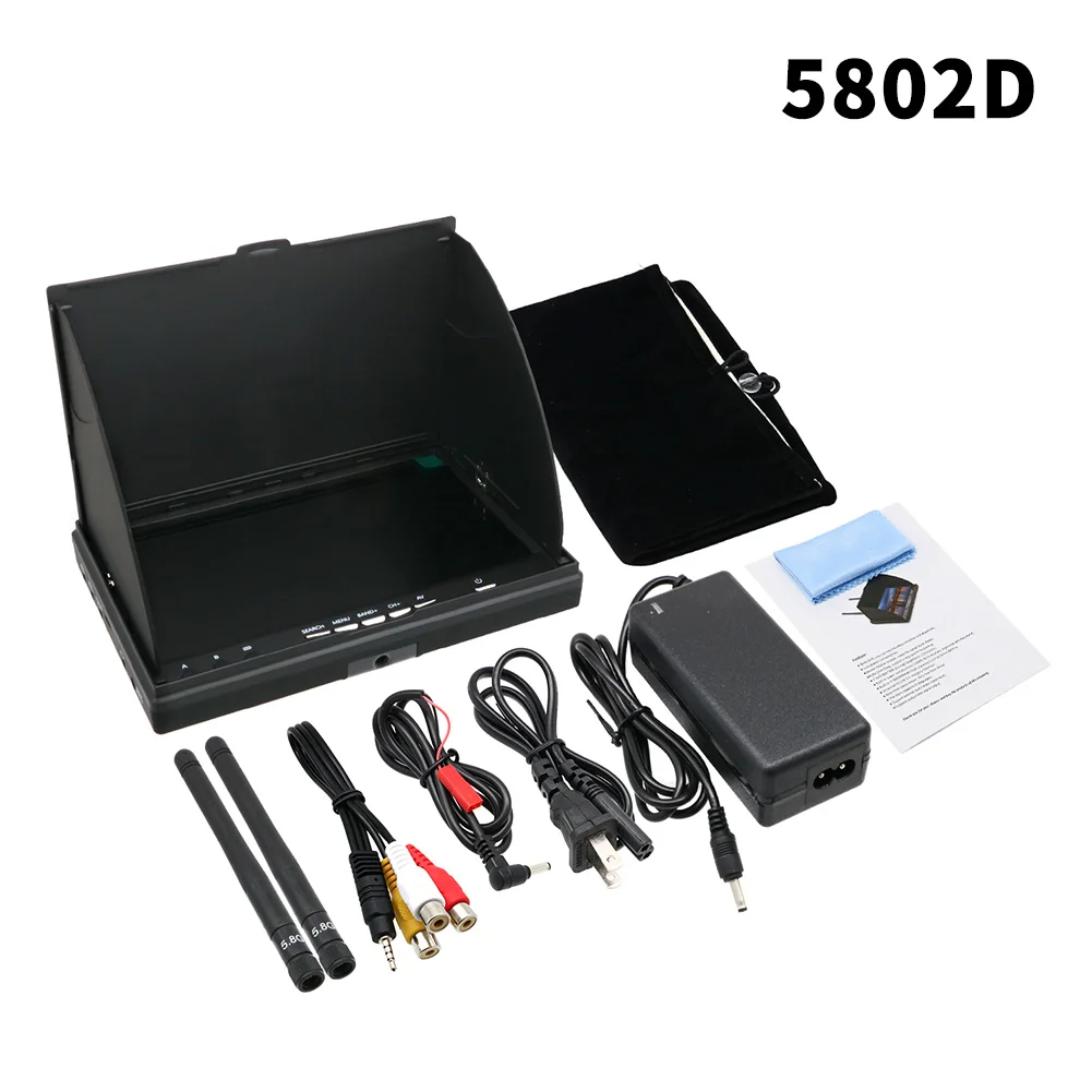 5.8G FPV DVR LS5802D 7-calowy  – Drone Rc With Screen recenzja i cena