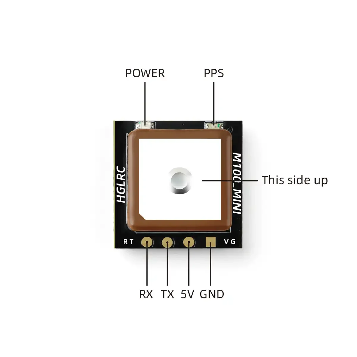 Moduł GPS HGLRC M100 MINI M10  – Fpv Antenna Receiver recenzja i cena