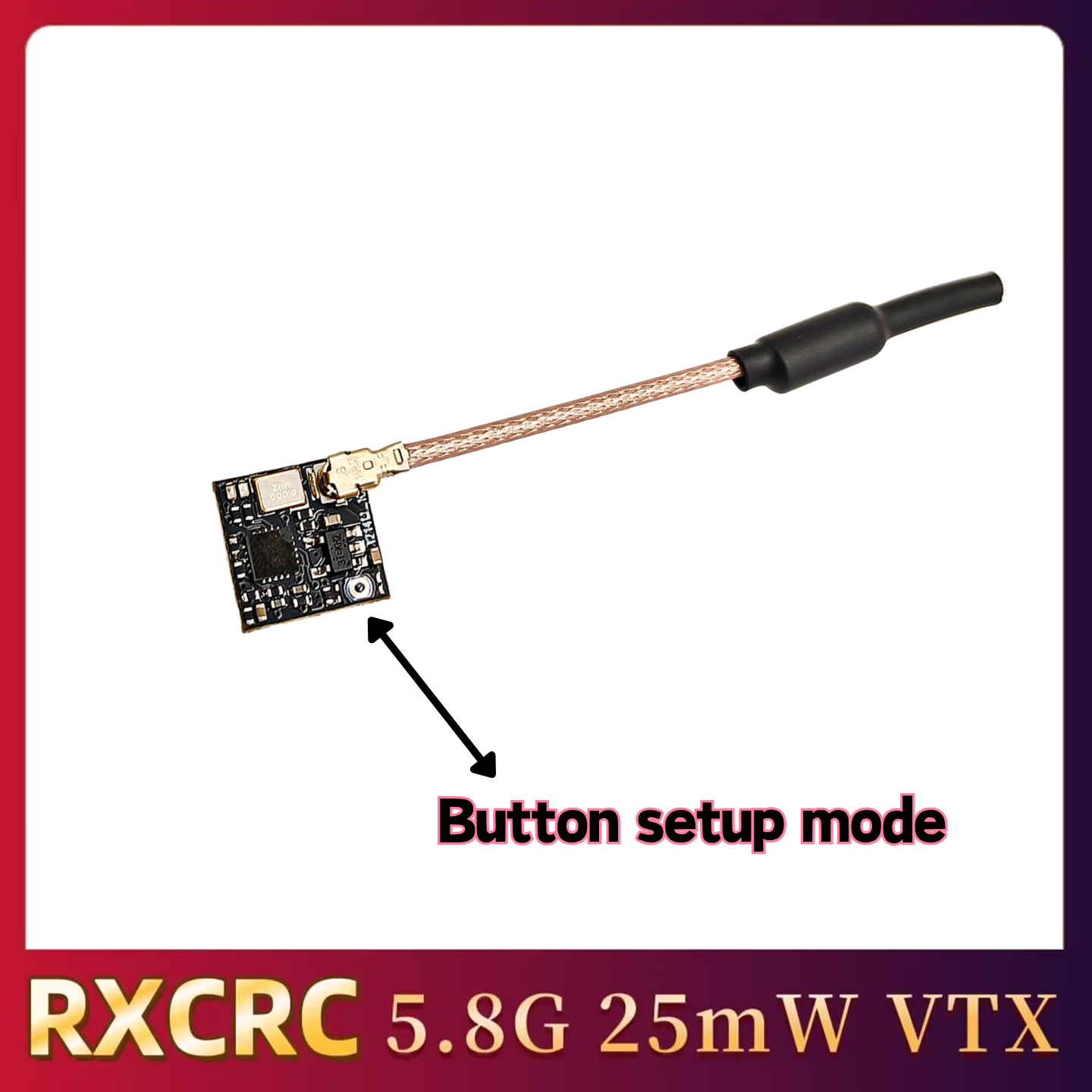 RXCRC 5.8GHz 48CH FPV 25mW Ana – Drone Rc Transmitter And Receiver recenzja i cena