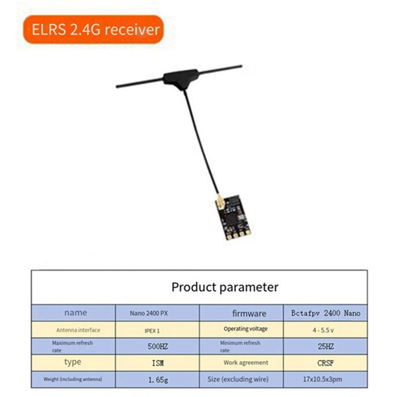 CYGJ-10SZT. Odbiornik ELRS 2.4 – Fpv Antenna Receiver recenzja i cena
