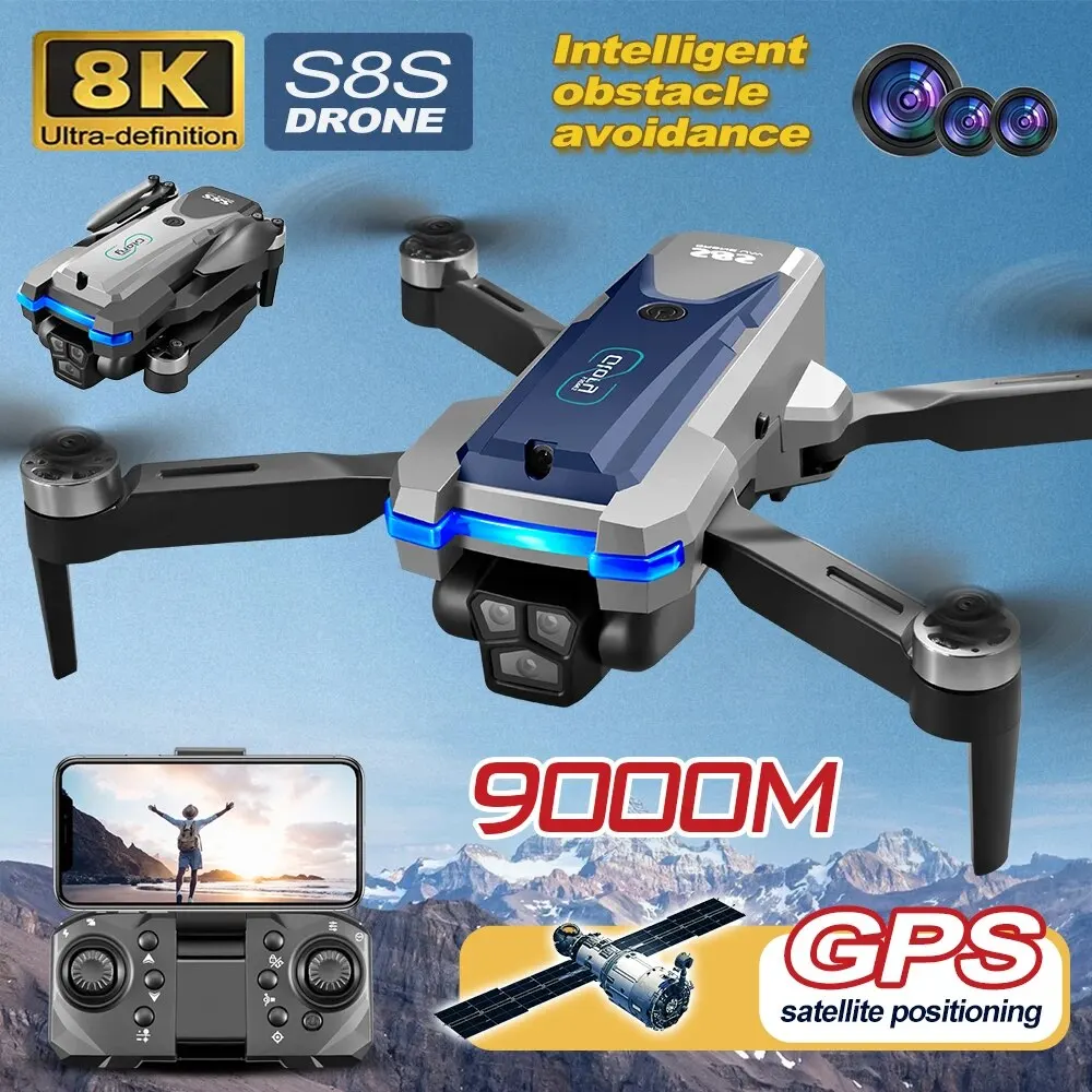 S8S GPS Drone 5G Wifi 8K HD Du – Drone Rc With Screen recenzja i cena